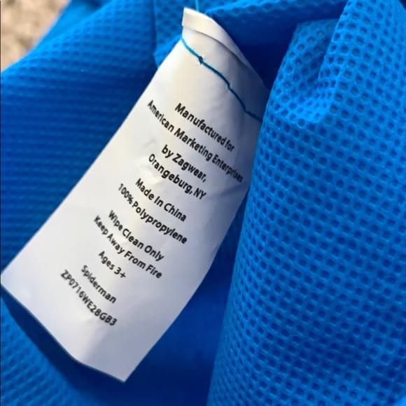 New Spider- Man Drawstring Bag - Picture 2 of 2